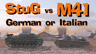 WOT Blitz Face Off || StuG III G vs Semovente M41