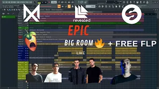 How To Make EPIC BIG ROOM TRACK Like #ANG #W&W #kevu + FREE FLP | FL STUDIO 20