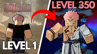 Going From Level 1 To MAX As SUKUNA In Jujutsu Infinite