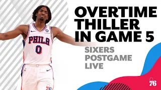 NOT TODAY! Maxey, Sixers 'gut a game out' in overtime thriller | Sixers Postgame Live