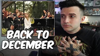 Taylor Swift's Emotional Back To December Performance Reaction