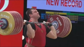 Aleksey Lovchev All Attempts, WR , Men +105, 2015 World Weightlifting Championships ,Houston USA