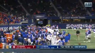 Trask Finds Tony Open For LONG Touchdown Alabama Vs Florida SEC Championship Highlights 2020