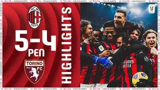 Highlights | AC Milan 0-0 (5-4 pens) Torino | Coppa Italia Round of 16