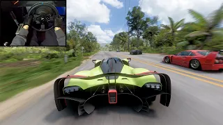 Aston Martin Valkyrie AMR Pro (Unbeatable Goliath) - Forza Horizon 5 | Thrustmaster T300RS