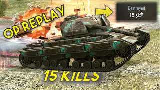 Uprising OP Replay | ActionX 15 Kills (No Need Inferno) | World Of Tanks Blitz