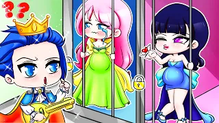 Anna vs Lisa Love Story In Jail - Prince Rescue Love| Gacha Life x Gacha Club | Rainbow Z Multiverse