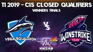 Vega vs Winstrike Game 3 - TI9 CIS Regional Qualifiers: Winners' Finals