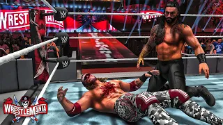 Edge vs Roman Reigns - Wrestlemania 37: WWE Universal Title Match