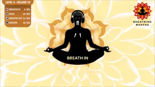 Guided Breathing Mantra (6 - 18 - 12 - 18) Pranayama Yoga Breathing Exercise (Level 4 - Volume 78)