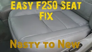 how to f250 f350 Ebay seat base install