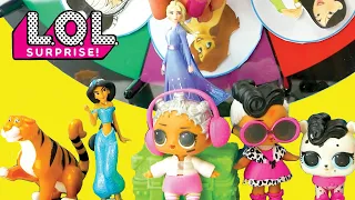 Disney Princesses vs LOL Surprise Dolls Spin the Wheel Game