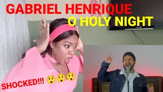 FIRST TIME HEARING GABRIEL HENRIQUE - O HOLY NIGHT ( COVER MARIAH CAREY)