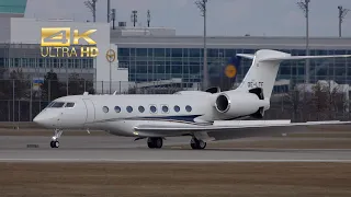 Gulfstream G650 from Sparfell Aviation OE-LTF arrival at Munich Airport MUC EDDM #siko #msc2024