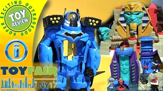 Imaginext Batman Bat-Bot Xtreme & Serpent Strike Playset - Mattel Booth Toy Fair 2017