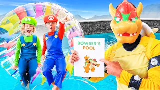 Super Mario Bros with Bowser: Fun Pretend Play with Braxton and Ryder for Kids