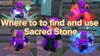 Where to find and use Sacred Stones | Roblox Pilgrammed