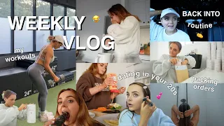 WEEKLY VLOG | CURRENT WORKOUTS | DATING IN YOUR 20s 🥴 ROUTINE!! | PACKING ORDERS | Conagh Kathleen