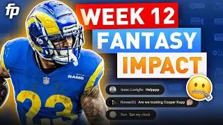 Week 12 Reactions PLUS Injury Updates for Your Roster (2023 Fantasy Football)