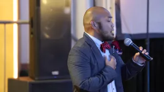 Guest Sings Acappella John Legend All of Me at Wedding Reception