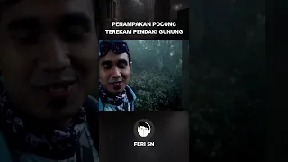 PENAMPAKAN POCONG TEREKAM PENDAKI GUNUNG #penampakan #hantu #shorts