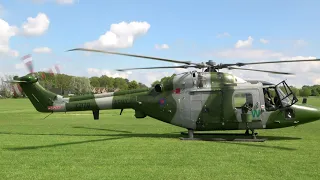 Restored Westland Lynx helicopter - First airshow display.
