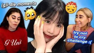 watching (g)i-dle moments because we're sad about soojin :(