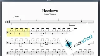 Hoedown Rockschool Debut Grade Drums