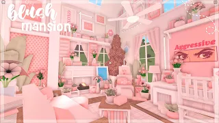 Blush Floral Home! | Roblox Bloxburg Speed Build | ❁