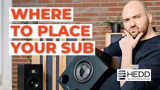 Subwoofers (#2): How to place your sub correctly (in a home studio) - with HEDD Audio