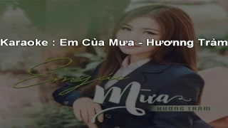 Karaoke - Em gái Mưa Hương Tràm ( Beat Chuẩn Full Hd )