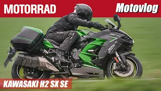 Kawasaki H2 SX SE: MotoVlog - Mit Radar durch den Regen