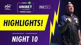 Premier League Darts Highlights | Night 10