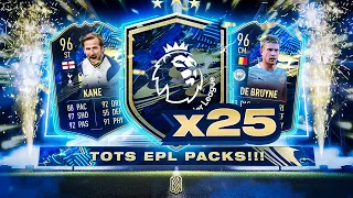 25 X GUARANTEED EPL TOTS PLAYER PACKS!!! FIFA 21