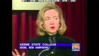 1996: Hillary Clinton on "superpredators" (C-SPAN)