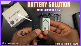 Sony ZV-1 Battery Life SOLVED For 4k Video Recording