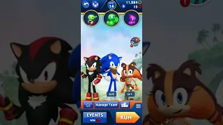 Sonic dash 2:Sonic boom-Knuckle slam event *I used all my tickets *