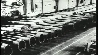 Manufacturing of Stuka, a two-seat German ground-attack aircraft of World War II,...HD Stock Footage