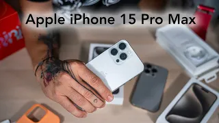 Apple iPhone 15 Pro Max - porovnání s Pro a test 120mm objektivu 📸. Jo a taky unboxing 😆📦