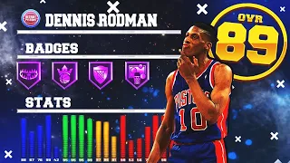 HOW TO MAKE DENNIS RODMAN ON NBA 2K20! NBA PLAYER SERIES VOL. 11