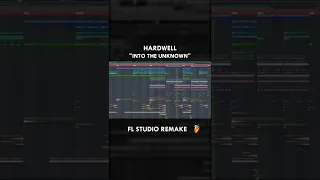 Hardwell - INTO THE UNKNOWN (FL Studio Remake) + FREE FLP #Shorts