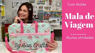 DIY Mala de Viagem - Bolsa do Nenê ou Mala de Mão - DIY Travel Bag - Free Pattern Included