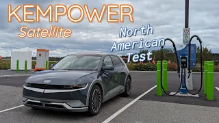 KEMPOWER Satellites Come to North America! FIRST CHARGE in Québec w/ Hyundai Ioniq 5