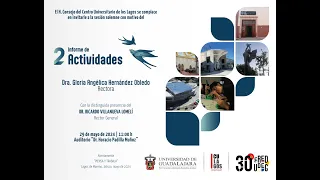 2do Informe de Actividades CULAGOS