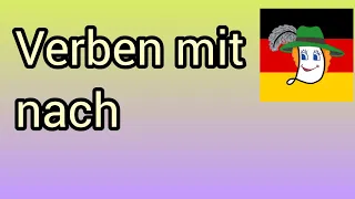 Verben mit "nach" - sich sehnen nach , schmecken nach, riechen nach, verrückt sein nach ....