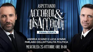 Andrea Scanzi e Luca Sommi in prima serata con Accordi&Disaccordi: le anticipazioni