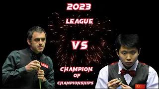 Ronnie O’Sullivan vs Zhang Anda Final 2023 Champion of Championships Frame 3