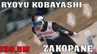 Ryoyu Kobayashi zweiter bei Qualifikation in Zakopane mit 139,5m