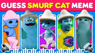 Guess Smurf Cat Meme | We Live, We Love, We Lie, Grimace Shake, MrBeast #226