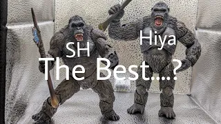 Comparing Sh Monsterarts Kong to Hiya Toys Kong